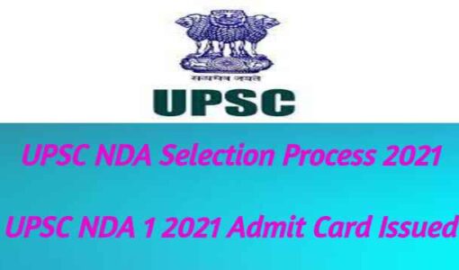 UPSC NDA Selection Process 2021