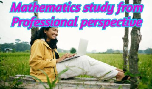 Maths Study from Professional Perspective