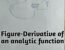 Derivative of analytic function