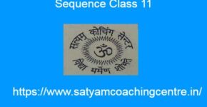 Sequence Class 11