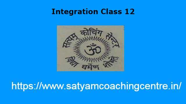 Integration Class 12