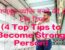 4 Top Tips to Become Strong Person