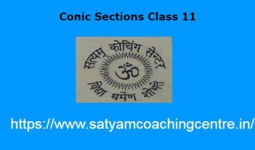 Conic Sections Class 11