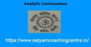 Analytic Continuation