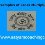 Imp Examples of Cross Multiplication