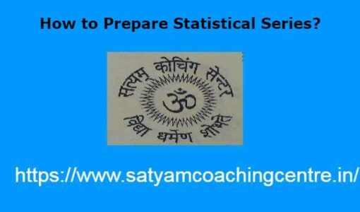 How to Prepare Statistical Series?