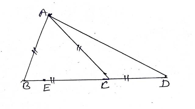 Inequalities in Triangles in Class 9th