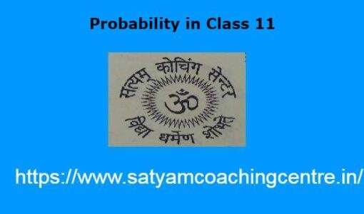 Probability in Class 11