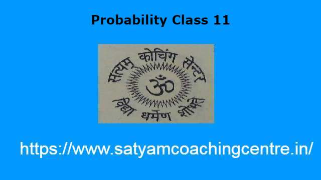 Probability Class 11