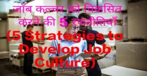 5 Strategies to Develop Job Culture