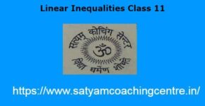 Linear Inequalities Class 11