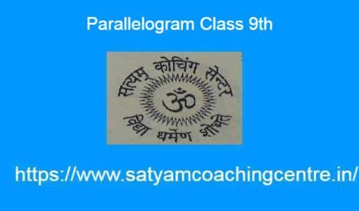 Parallelogram Class 9th