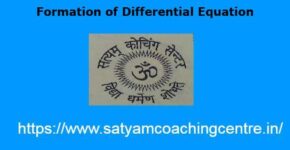 Formation of Differential Equation