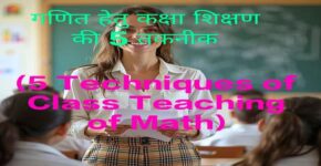 5 Techniques of Class Teaching of Math