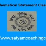 Mathematical Statement Class 11