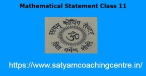 Mathematical Statement Class 11